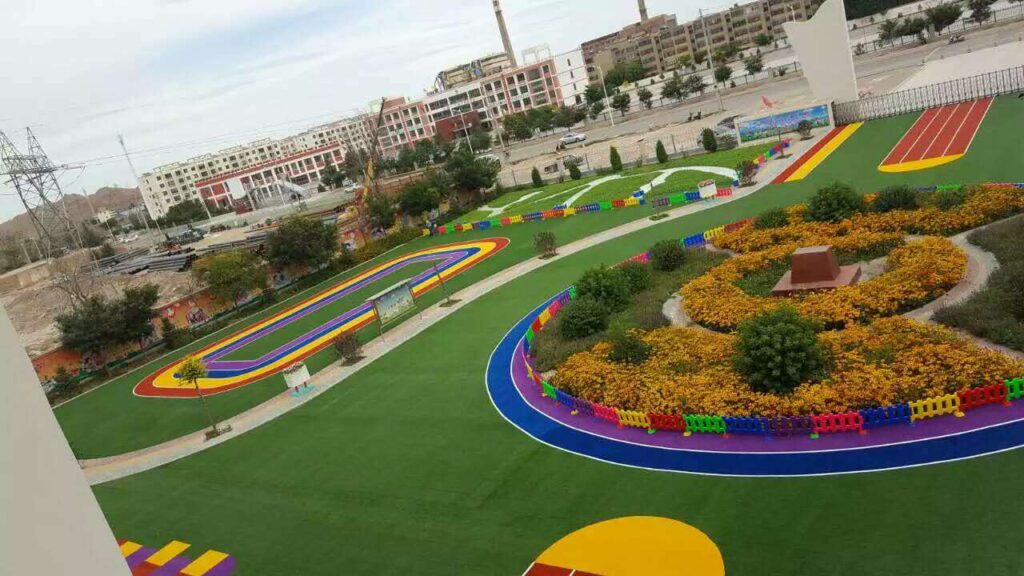 China Artificial Grass Factory Project garden 2 China Artificial Grass Manufacturer Project cases